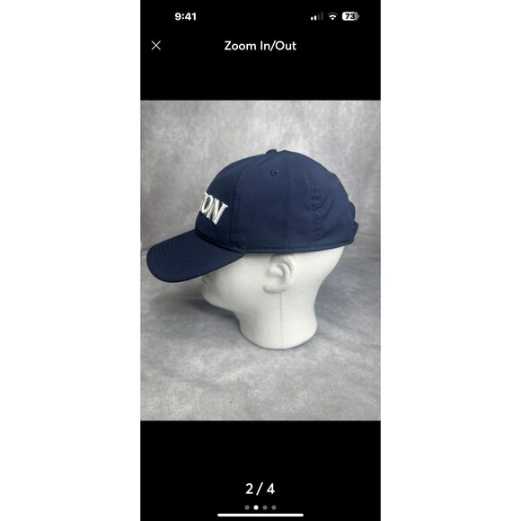 Srixon navy and white contrast embroidered stitching golf hat new osfm - Picture 2 of 4